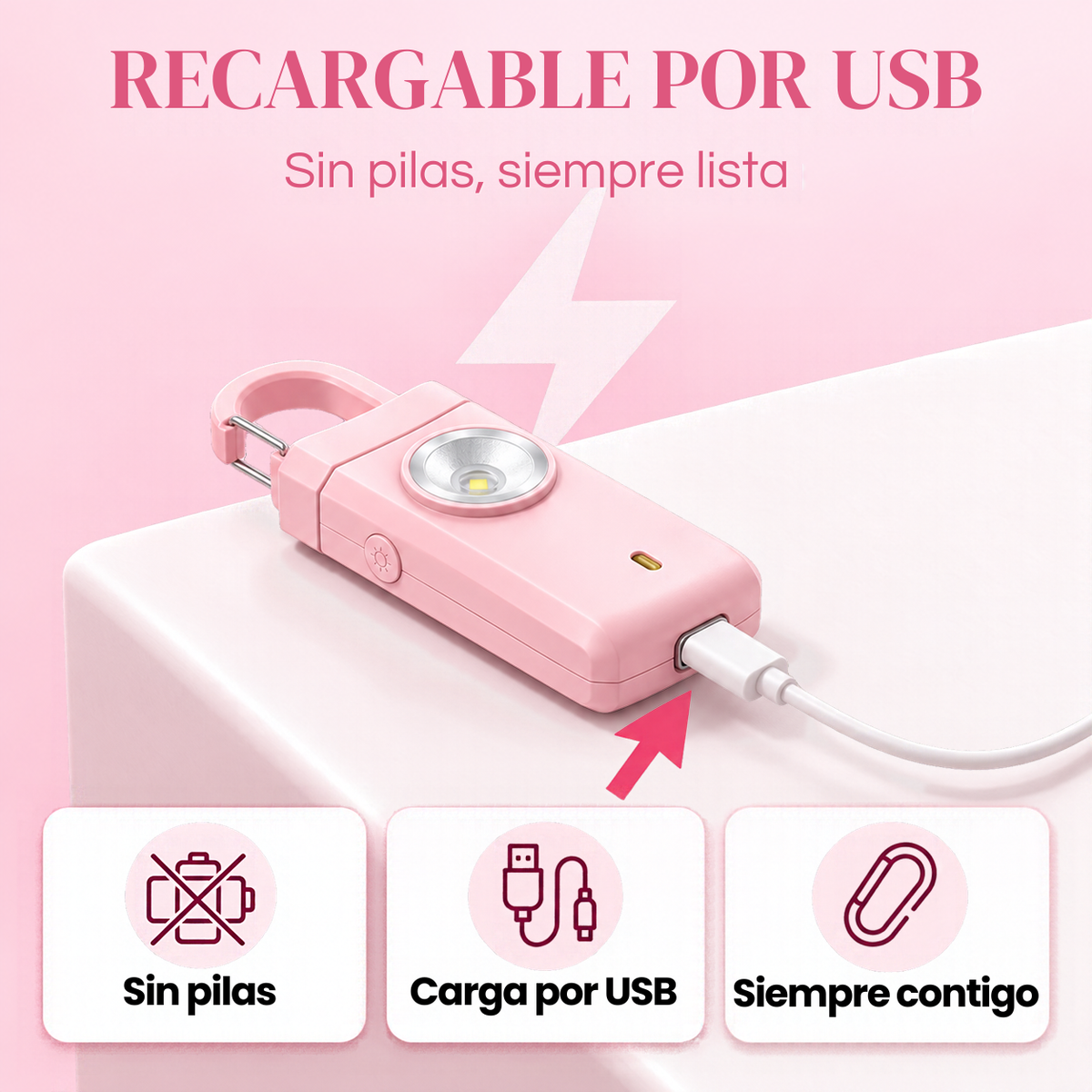 Llavero Alarma Personal