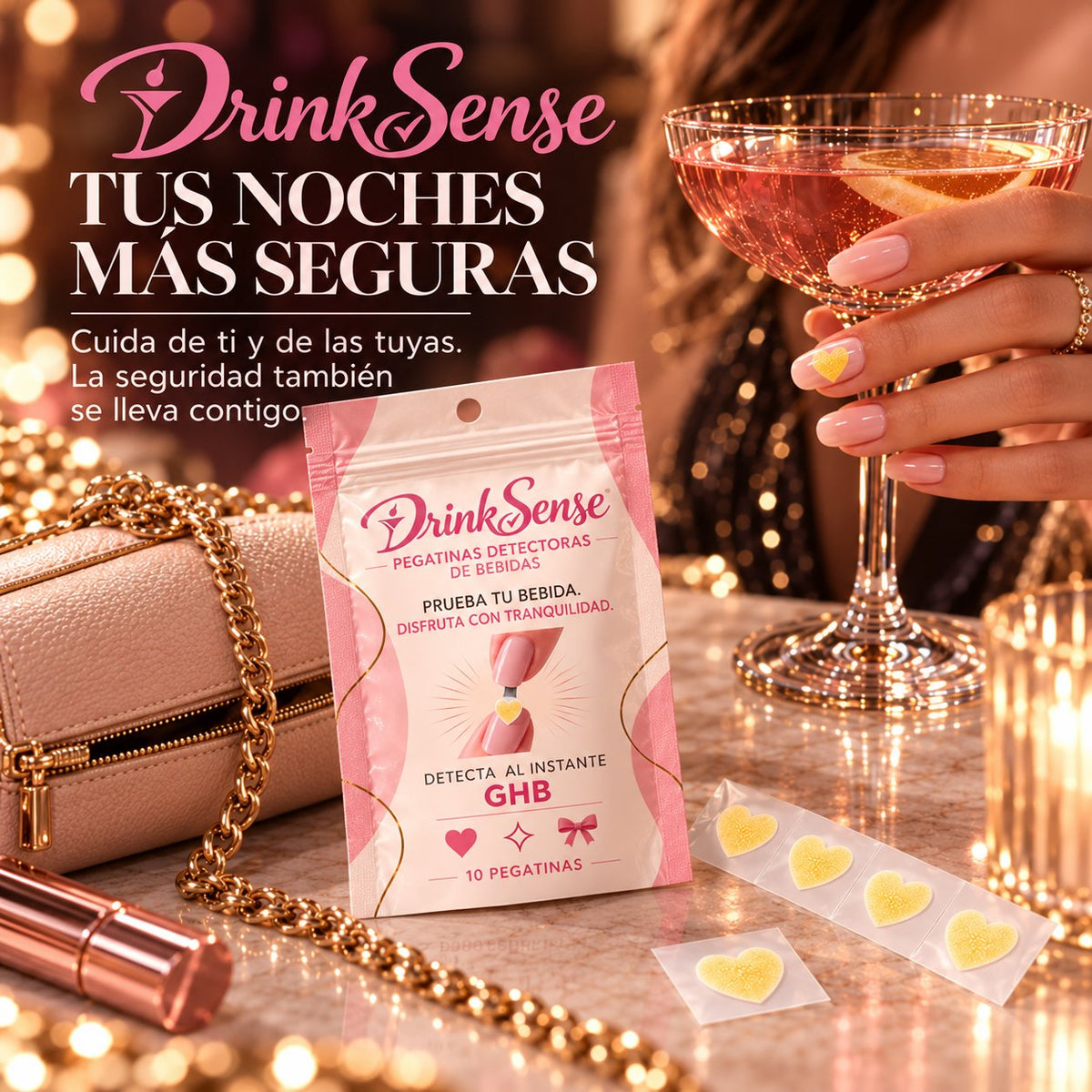 Pegatinas Detectoras de Bebidas