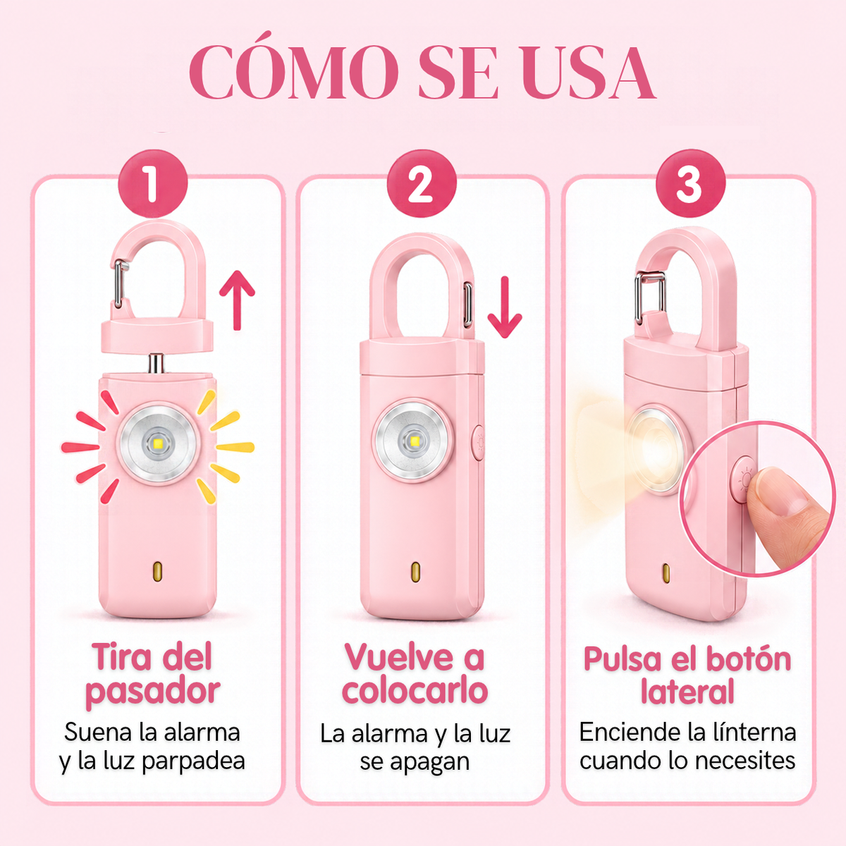 Llavero Alarma Personal