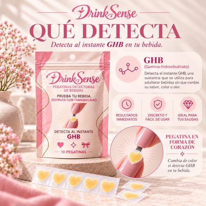 Pegatinas Detectoras de Bebidas
